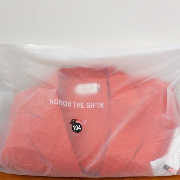 NWT [SET] Honor The Gift Quilted Crop Jacket S Red Vneck Oversized Monogram - Picture 16 of 16